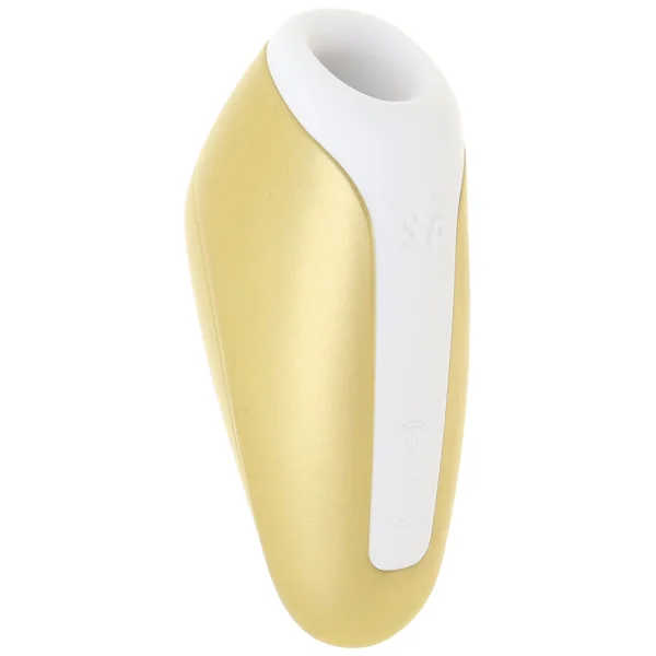 Satisfyer Love Breeze Pressure Wave Vibrating Rechargeable Waterproof Stimulator - Yellow