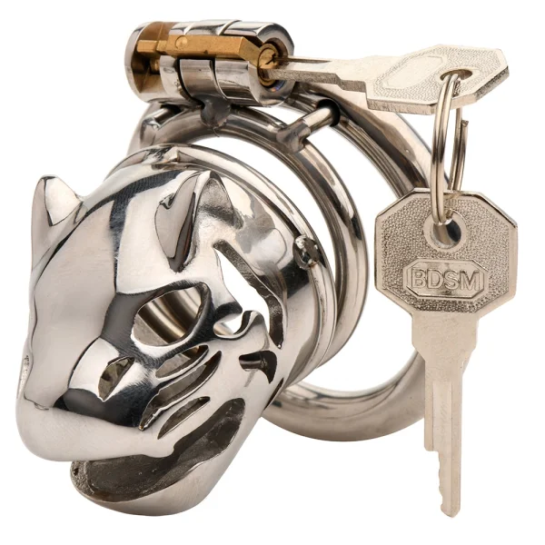 Caged Cougar Locking Chastity Cage