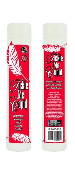 Tickle Me Cupid Vibrator And Tickling Feather White — image 4 of 4