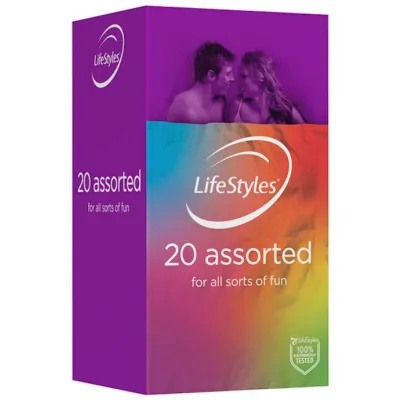 Lifestyles Assorted 20s Condoms Multi Regular