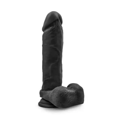 Au Natural Bold Massive 9 Inch Dildo Black
