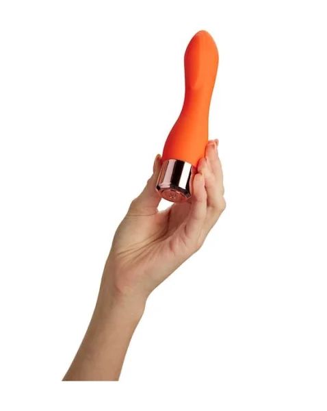 Share Satisfaction Juno Luxury Mini Vibrator - Orange