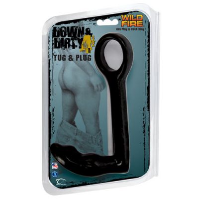 Wildfire Down Dirty 4 5 Tug Plug Ass Plug Cock Ring