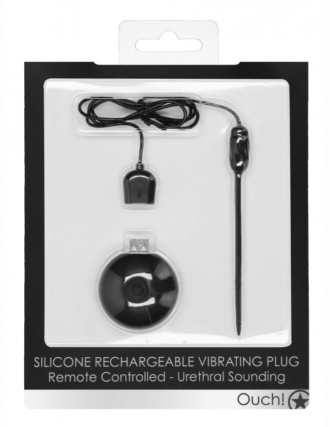 OUCH! Silicone Vibrating Urethra Plug — image 7 of 7