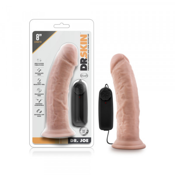 Dr. Skin - Dr. Joe - 8in Vibrating Cock With Suction Cup
