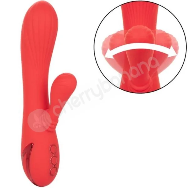 California Dreaming Palisades Passion Heated Vibrator With Side to Side Clit Stimulation