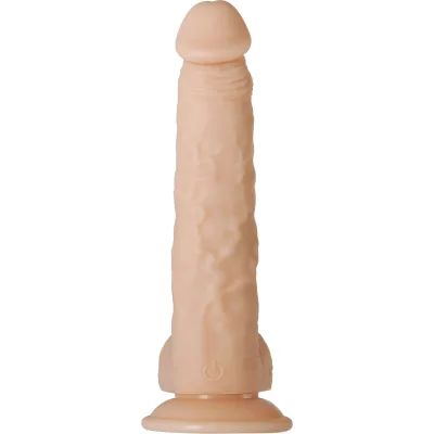 Adam s Rechargeable Vibrating Dildo Flesh