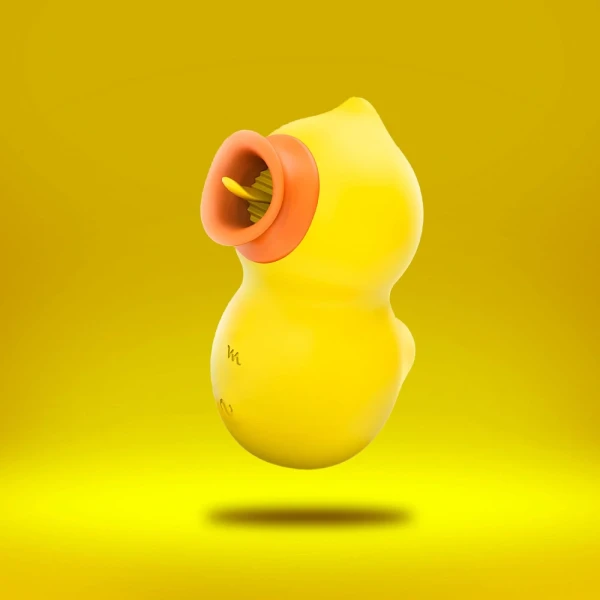 Tracy's Dog DucKing Sucking & Licking Rubber Duck Clitoral Silicone Pleasure Air Stimulator