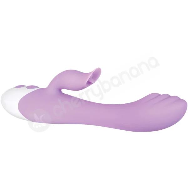 Evolved Pleasing Petal Rabbit Dual Stimulation Vibrator With Tickling Tongue