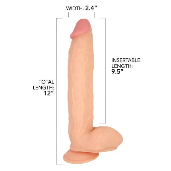 12" Extra Thick Realistic Dildo — image 11 of 11