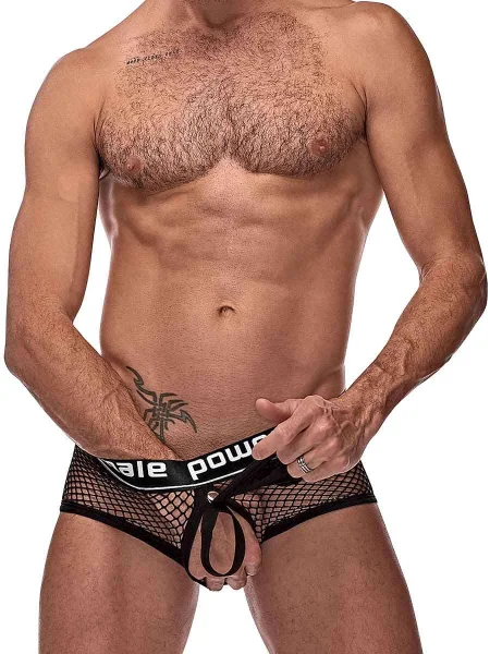 Cock Pit Net Mini Cock Ring Short - Medium Black