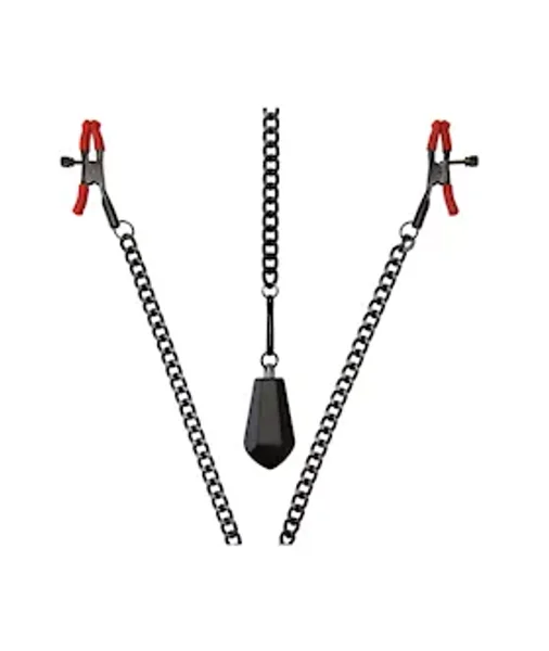 Nipple Clips With Heavy Weight - Black — image 7 of 9