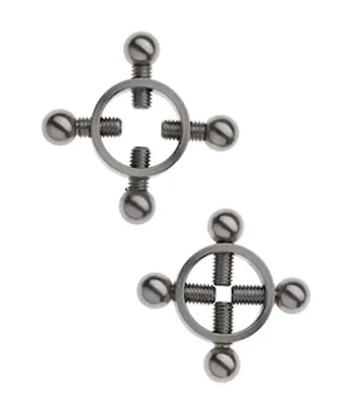 Kink Range Ball And Cross Nipple Clamps - Silver — image 3 of 4