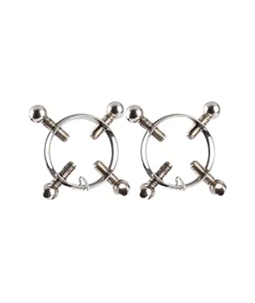 Kink Range Adjustable Nipple Clamp Rings  - Silver — image 2 of 2