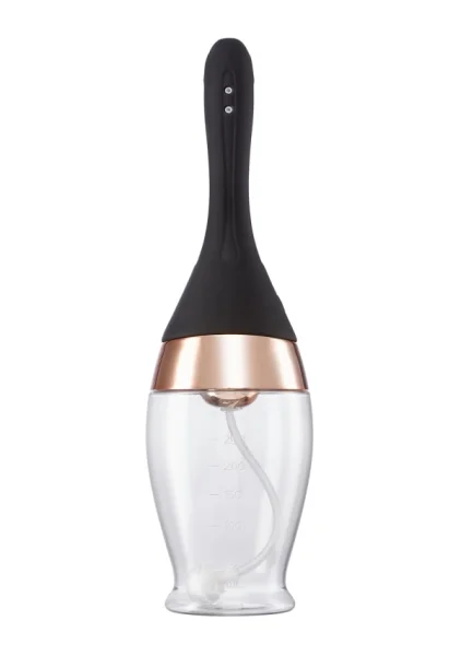 Rechargeable Enema/Douche with Built-In Cleansing Pump