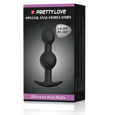 4 Dual Ball Style Butt Plug