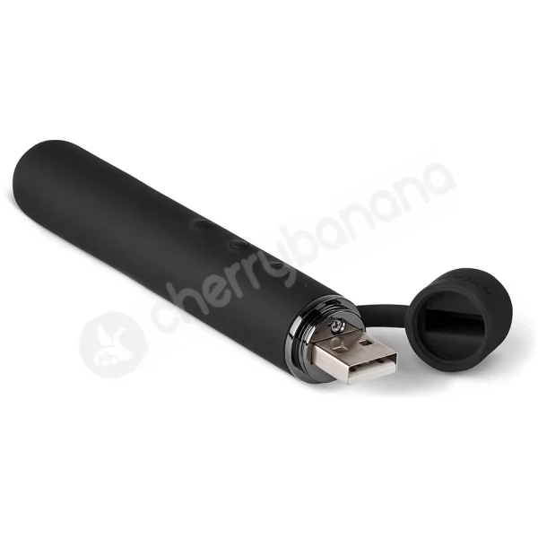 Le Wand Black Baton 15 Speed Slim Vibrator