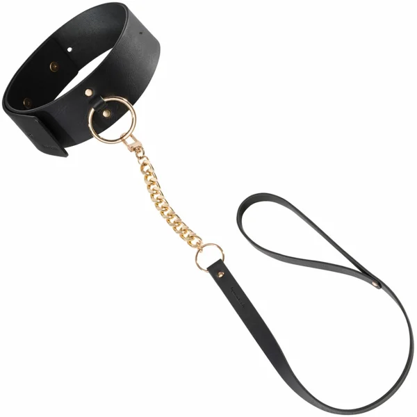 Bijoux Indiscrets Maze Wide Choker & Leash
