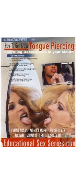 How To Get & Use Tongue Piercings DVD