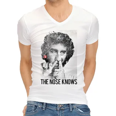 Funny Shirts The Nose Knows L Skin L