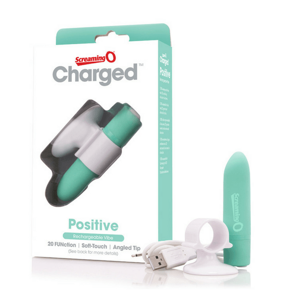 Charged Positive Rechargeable Waterproof Ergonomic Bullet Vibrator by Screaming O — image 6 of 9
