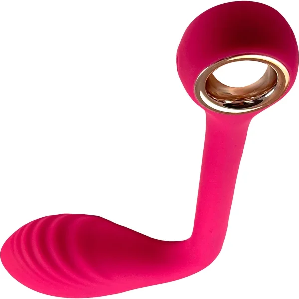 SheVibe Essentials G Bendable Silicone Rechargeable G-Spot Vibrator - Pink