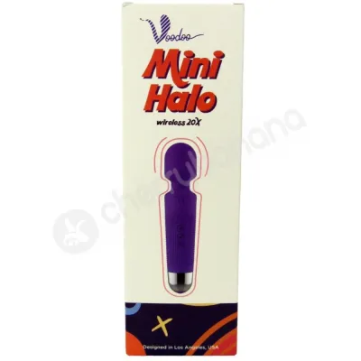 Voodoo Purple 20 Speed Mini Halo Wireless Vibrating Massage Wand