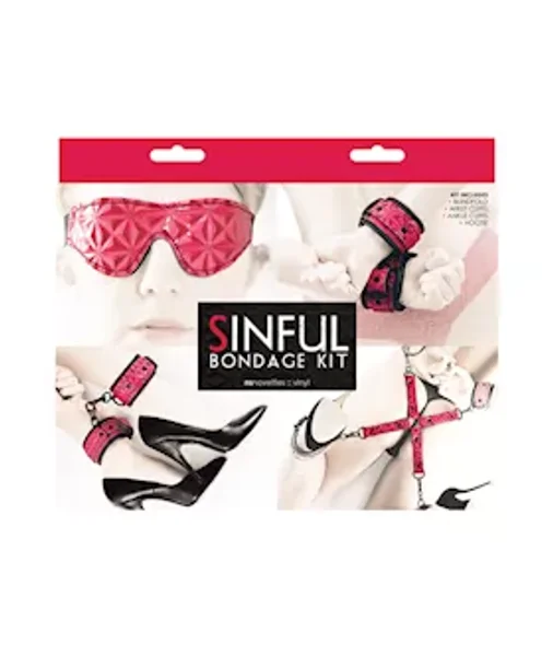 Sinful Bondage Kit Pink  - Pink — image 4 of 4