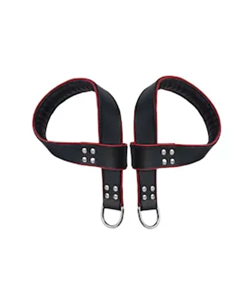 Bound X Leather Suspension Straps - Black / Red — image 4 of 4