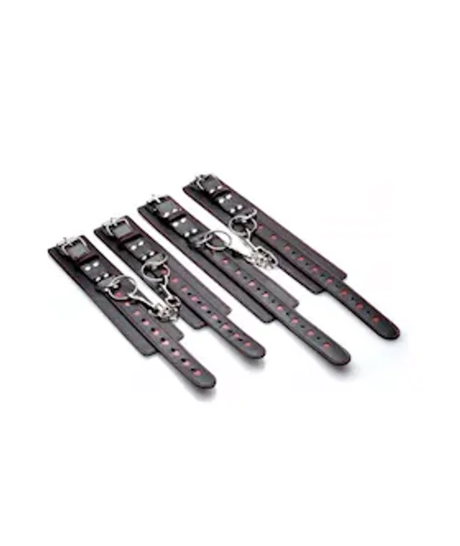 Heart Ache 5 Piece Bondage Set - Black — image 10 of 12