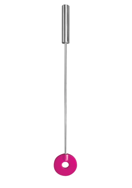 Leather Circle Tipped Crop - Pink - — image 6 of 7
