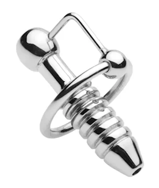 Xl Ribbed Urethral Sound With Hollow Core — image 2 of 2