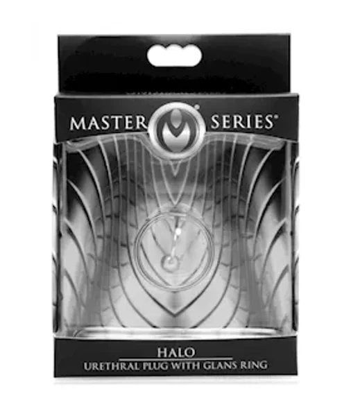 Halo Urethral Plug With Glans Ring - Silver — image 7 of 10