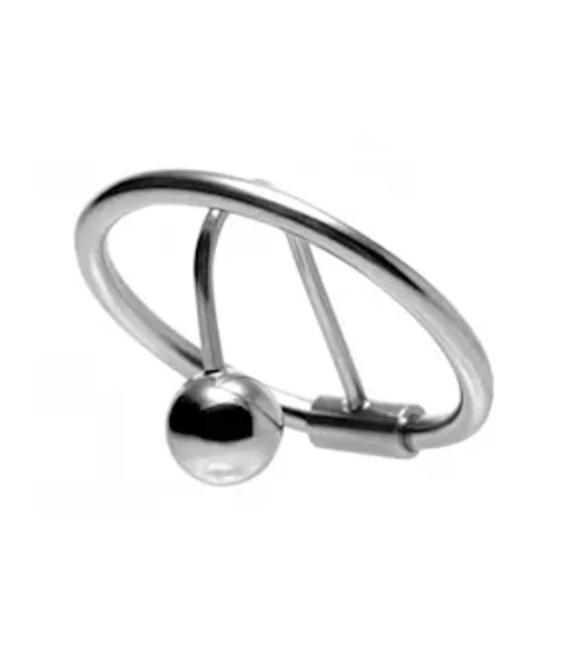 Halo Urethral Plug With Glans Ring - Silver — image 9 of 10