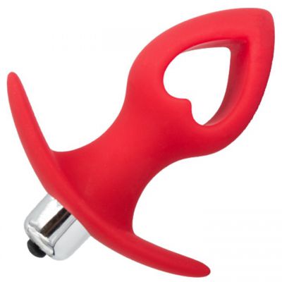 Bondara Red 10 Function Heart Vibrating Butt Plug 3 5 Inch