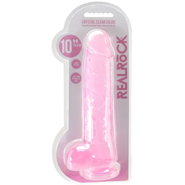 RealRock 10 Inch Realistic Ballsy Dildo