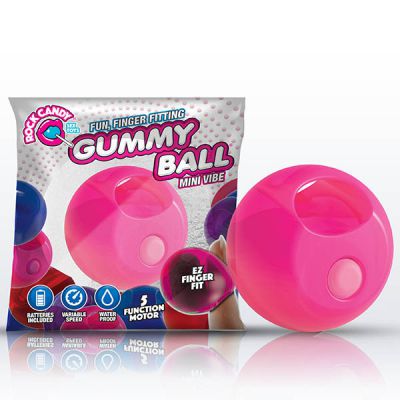 Gummy Ball Finger Vibrator