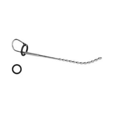 Ouch Urethral Sounding Metal Stretcher With Ring 7 Mm