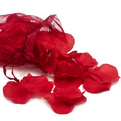 Faux Red Rose Petals