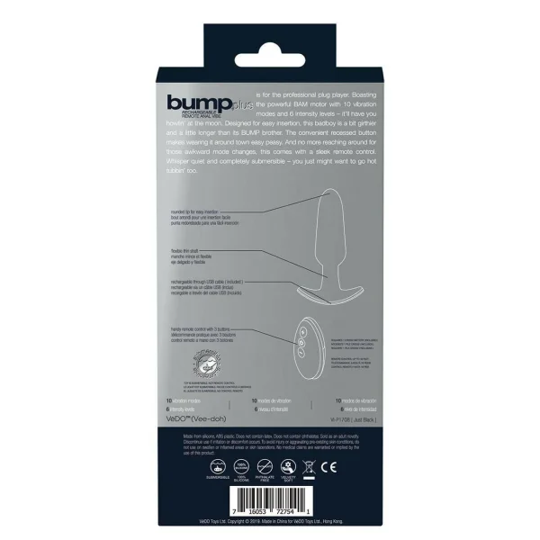 Vedo Bump Plus Vibrating Butt Plug — image 12 of 12