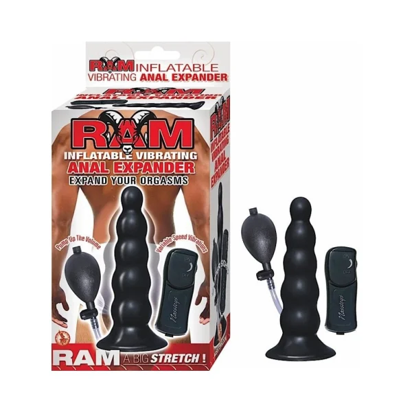 Ram Inflatable Vibrating Anal Expander Black — image 6 of 7