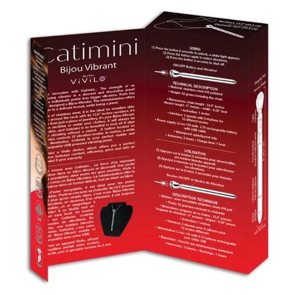 Vivilo - Catmini - Elegant Necklace Vibrator — image 6 of 7