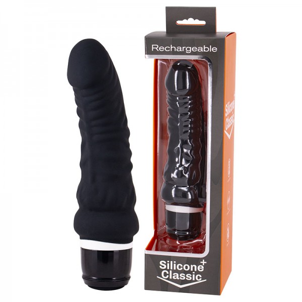 Silicone Classic Vibrating Cock