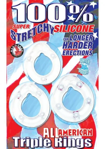 All American Triple Rings - Clear — image 5 of 5