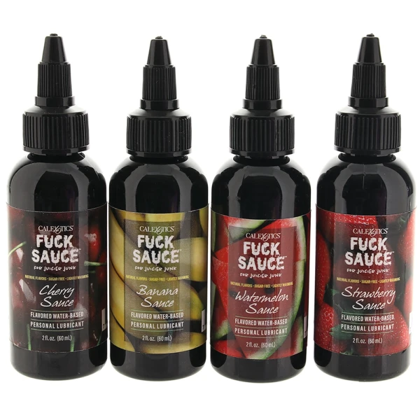 F**k Sauce Saucy & Sexy Flavored Lube 4-pack
