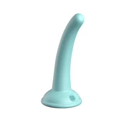 Dillio Platinum Curious Five Silicone Dildo 5 In Teal