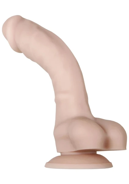 Real Supple Poseable 8.25" Silicone Dildo By Evolved Novelties - Vanilla