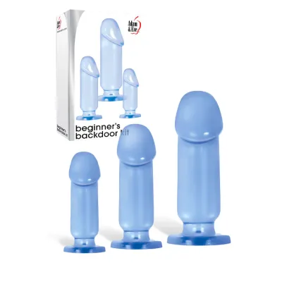 Adam and Eve Beginners Jelly Anal Training Kit 3 Pce