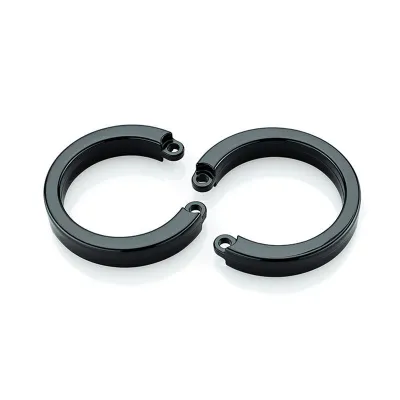 Cockcage U Ring 2 Pc L XL Black
