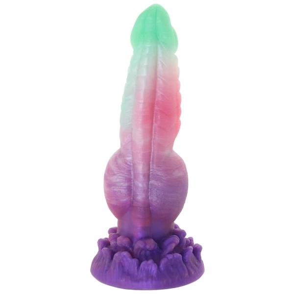 Aqua Phoenix 8.5" Silicone Suction Cup Dildo By Creature Cocks